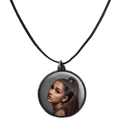 گردنبند پرمانه طرح آریانا گرانده کد pmb.99 مدل دو طرفه