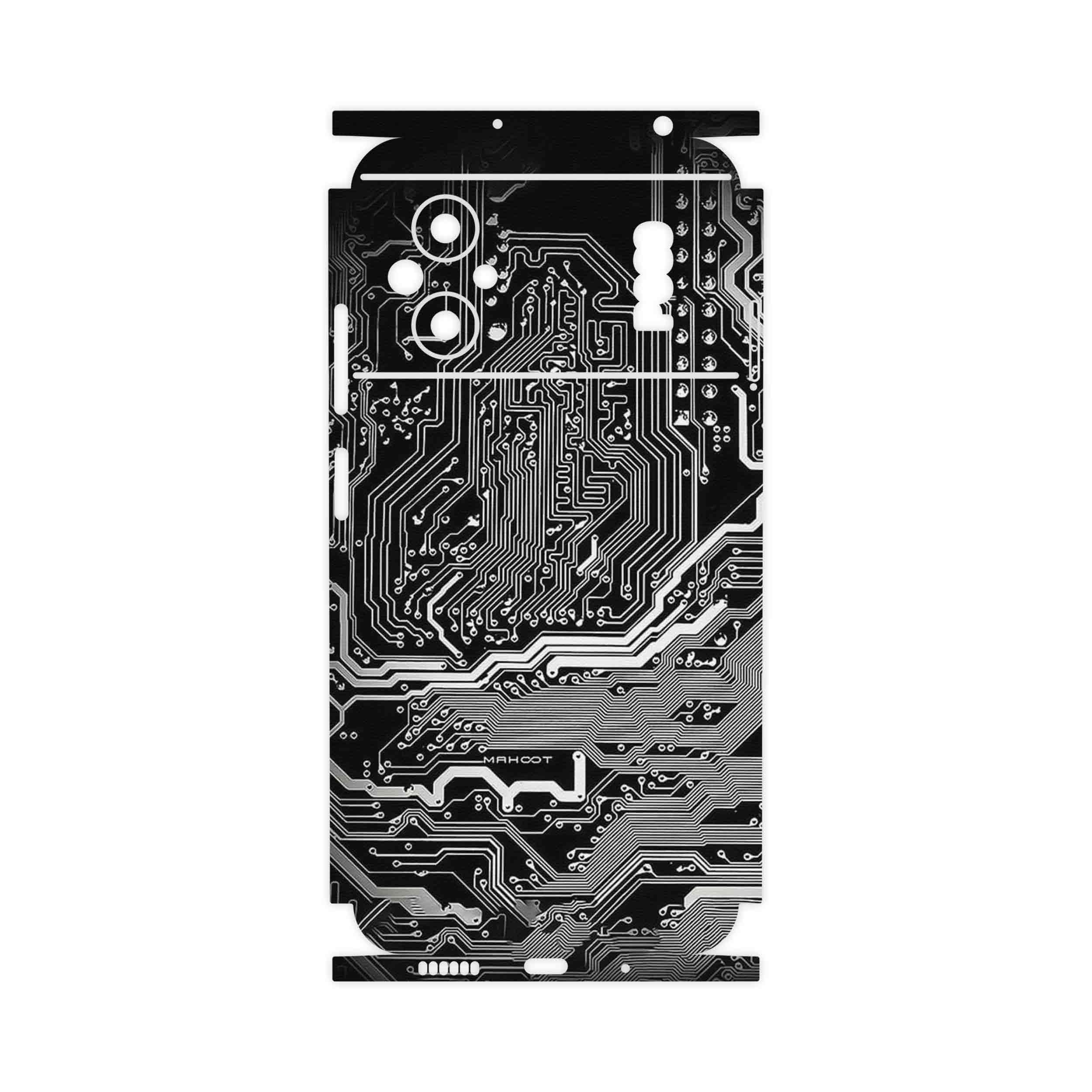 برچسب پوششی ماهوت مدل Black_Printed_Circuit_Board-FullSkin مناسب برای گوشی موبایل شیائومی Poco M5