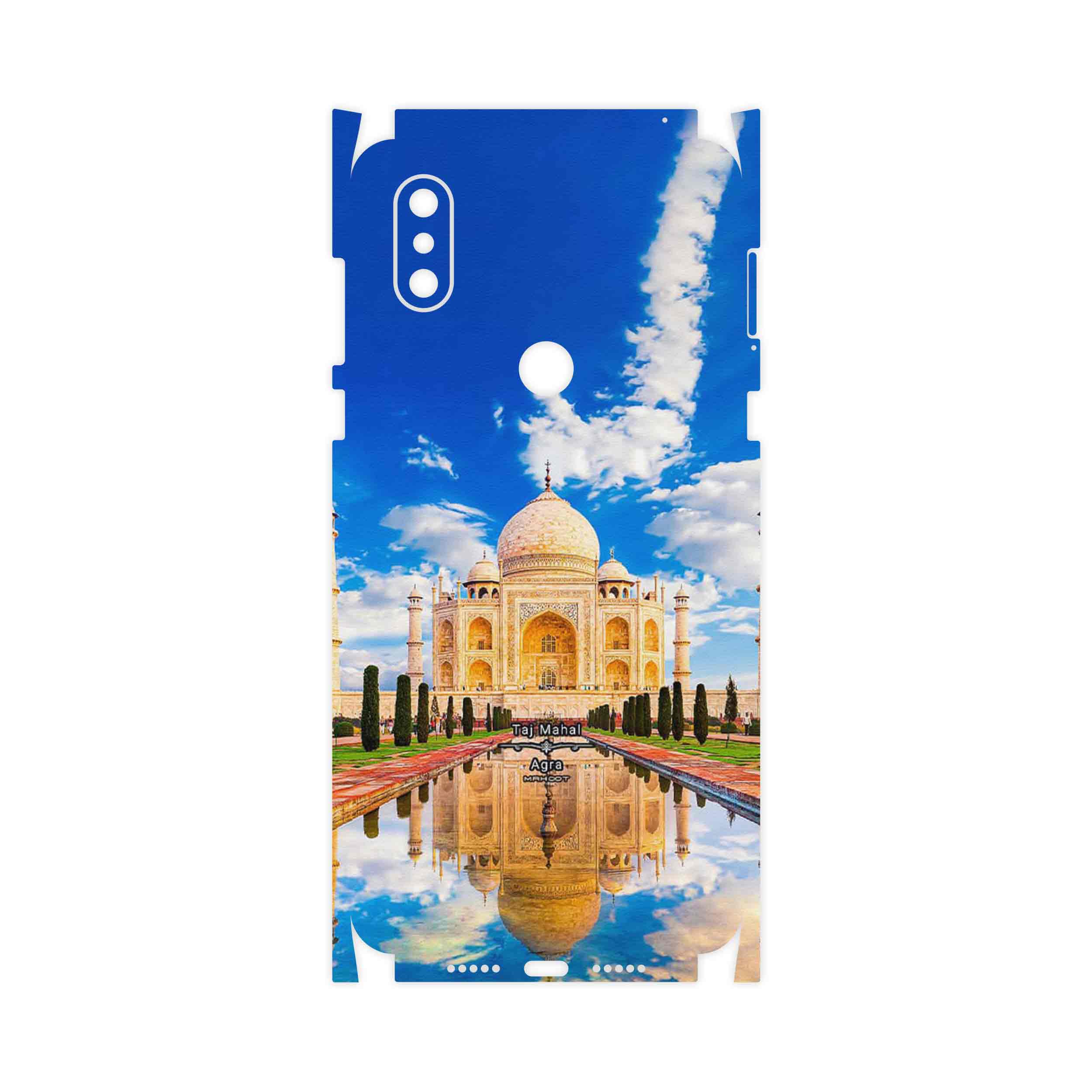 برچسب پوششی ماهوت مدل The Taj Mahal-FullSkin مناسب برای گوشی موبایل شیائومی Mi Mix 3