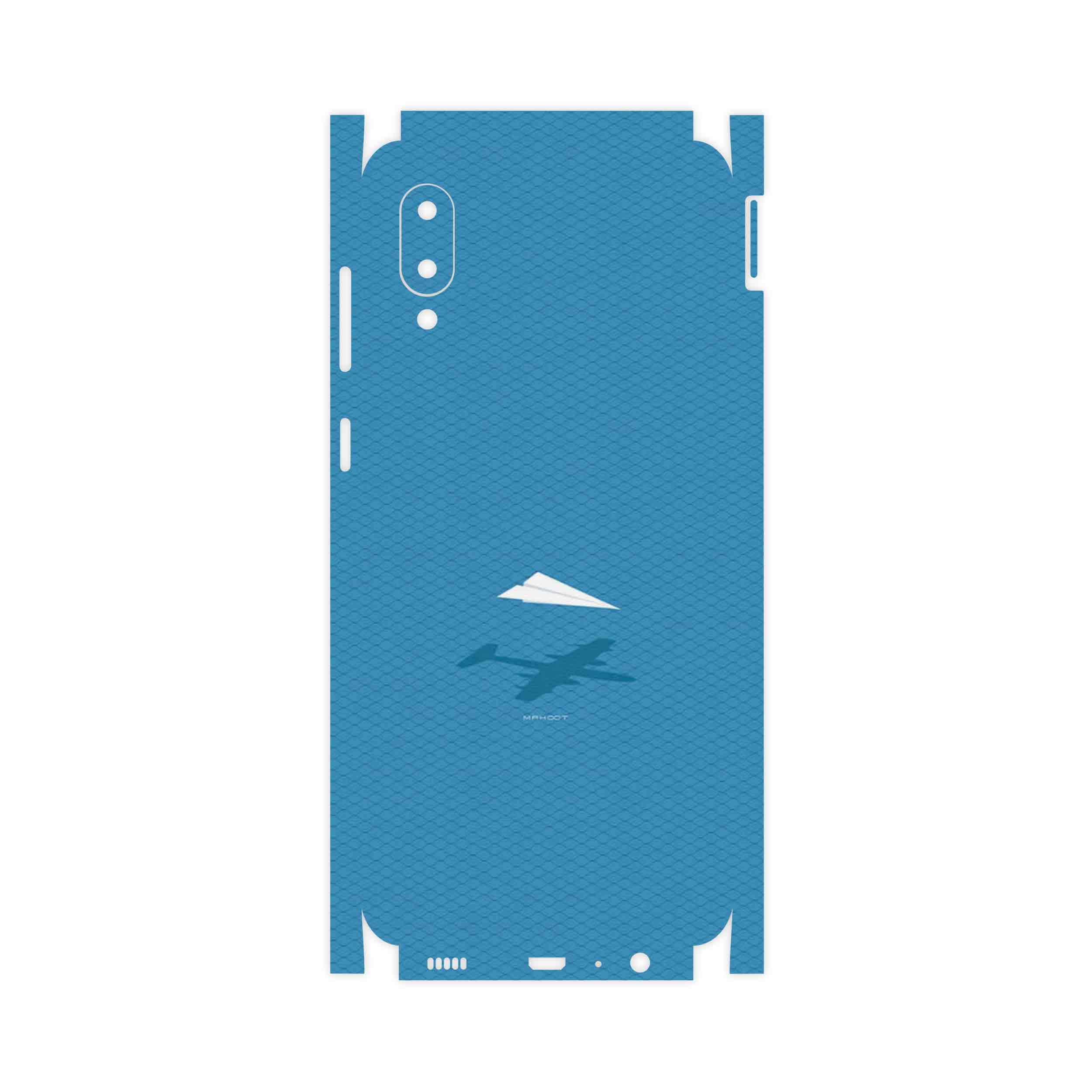 برچسب پوششی ماهوت مدل Minimal Paper Airplane-FullSkin مناسب برای گوشی موبایل سامسونگ Galaxy M02