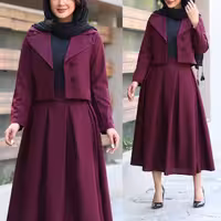 سه تیکه طلوع کت شومیز دامن