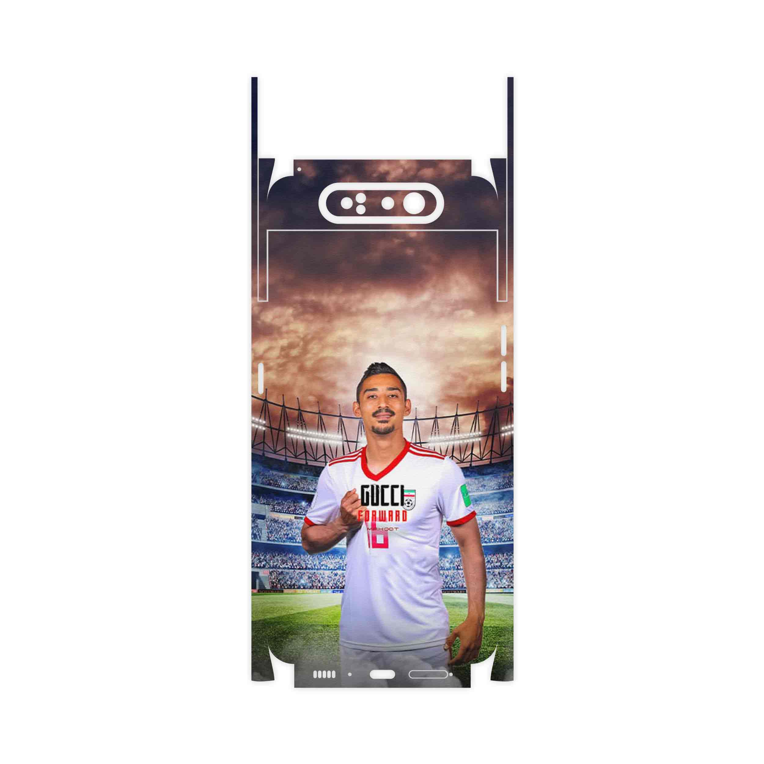 برچسب پوششی ماهوت مدل Reza Ghoochannejhad-FullSkin مناسب برای گوشی موبایل سامسونگ Galaxy A80