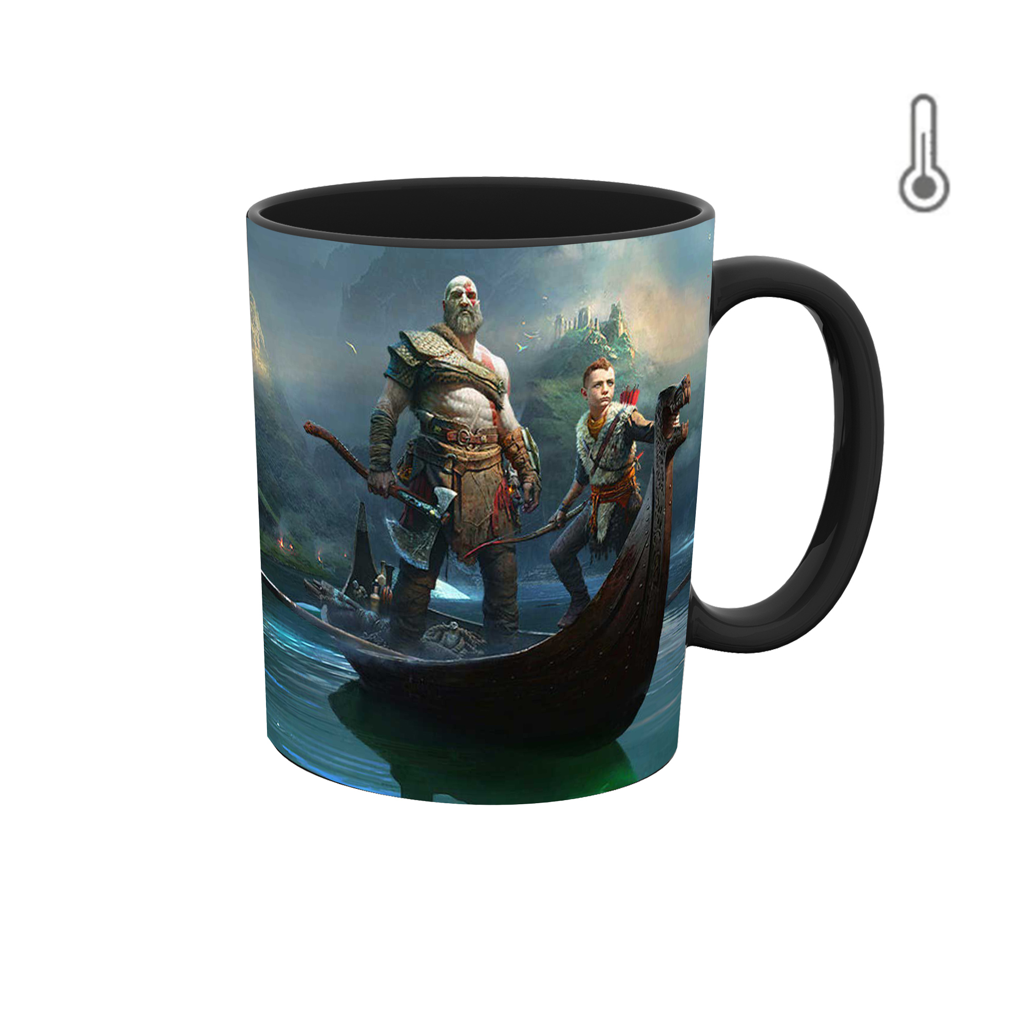 ماگ حرارتی طرح god of war مدل ps4