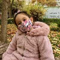 ماسک کودک فانتزی یونیکورن ، ماسک زمستانی کودک ، ماسک کودکانه پارچه ای 