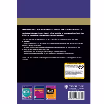 کتاب IELTS Cambridge 3 اثر جمعی از نویسندگان انتشارات هدف نوین