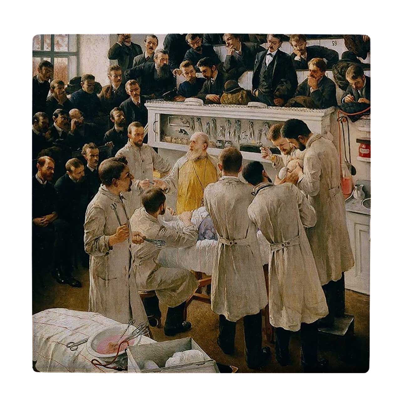  کاشی کارنیلا طرح نقاشی تیم پزشکی پرستاران کد wkk1392