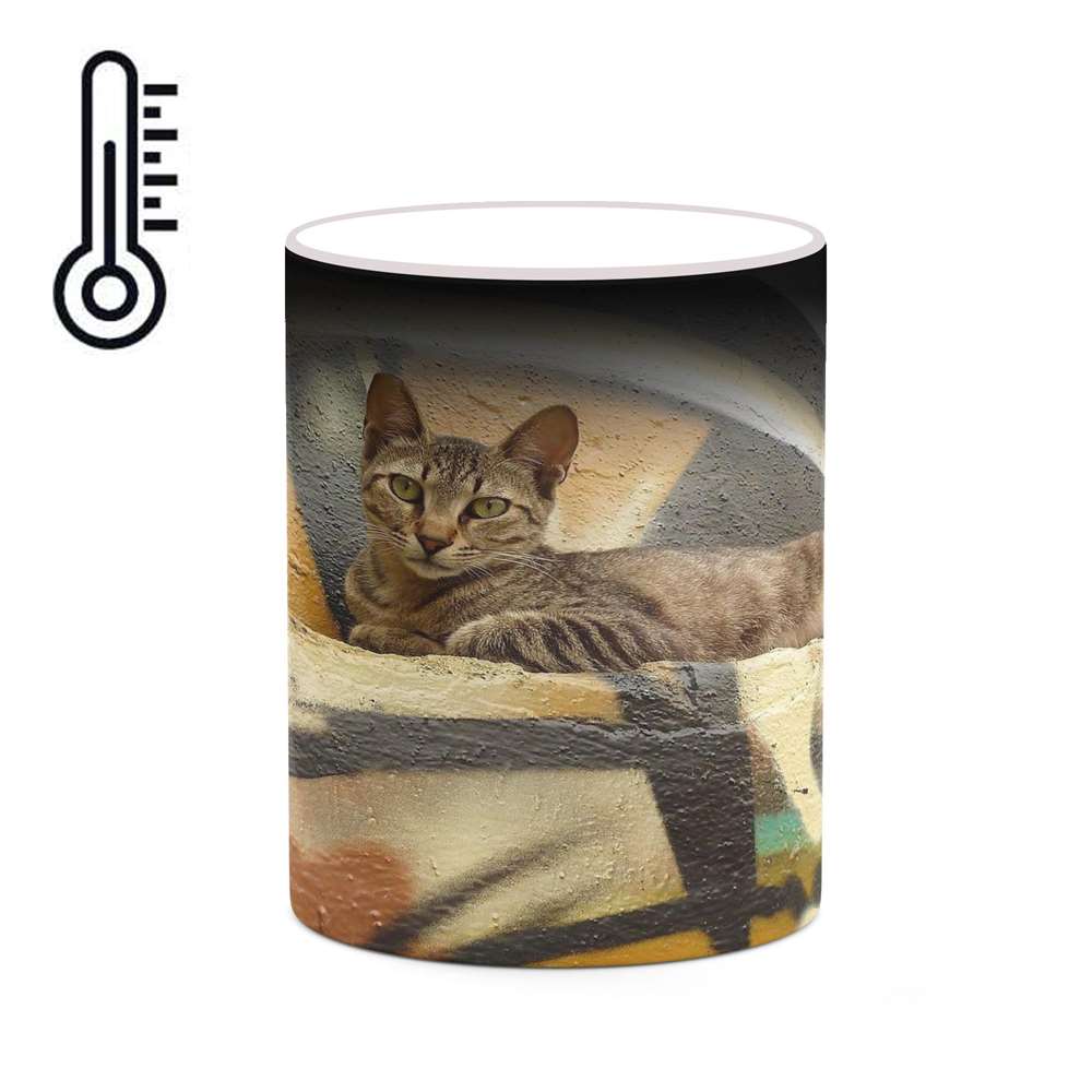 ماگ حرارتی کاکتی طرح Grafiti مدل mgh20505