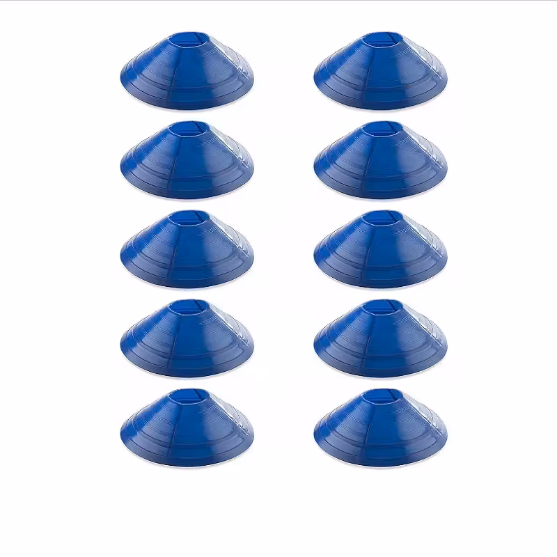 مانع تمرین فوتبال مدل ژله ای نشکن Cones 2023 مجموعه 10 عددی | چاوه