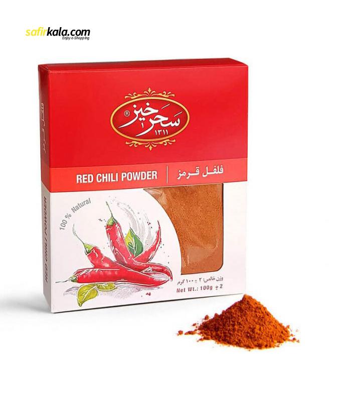 فلفل قرمز100گرم جعبه