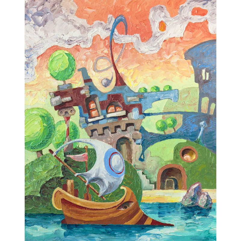 تابلو شاسی آکو مدل N231 سایز 20x28 سانتی متر | دنیای قاب