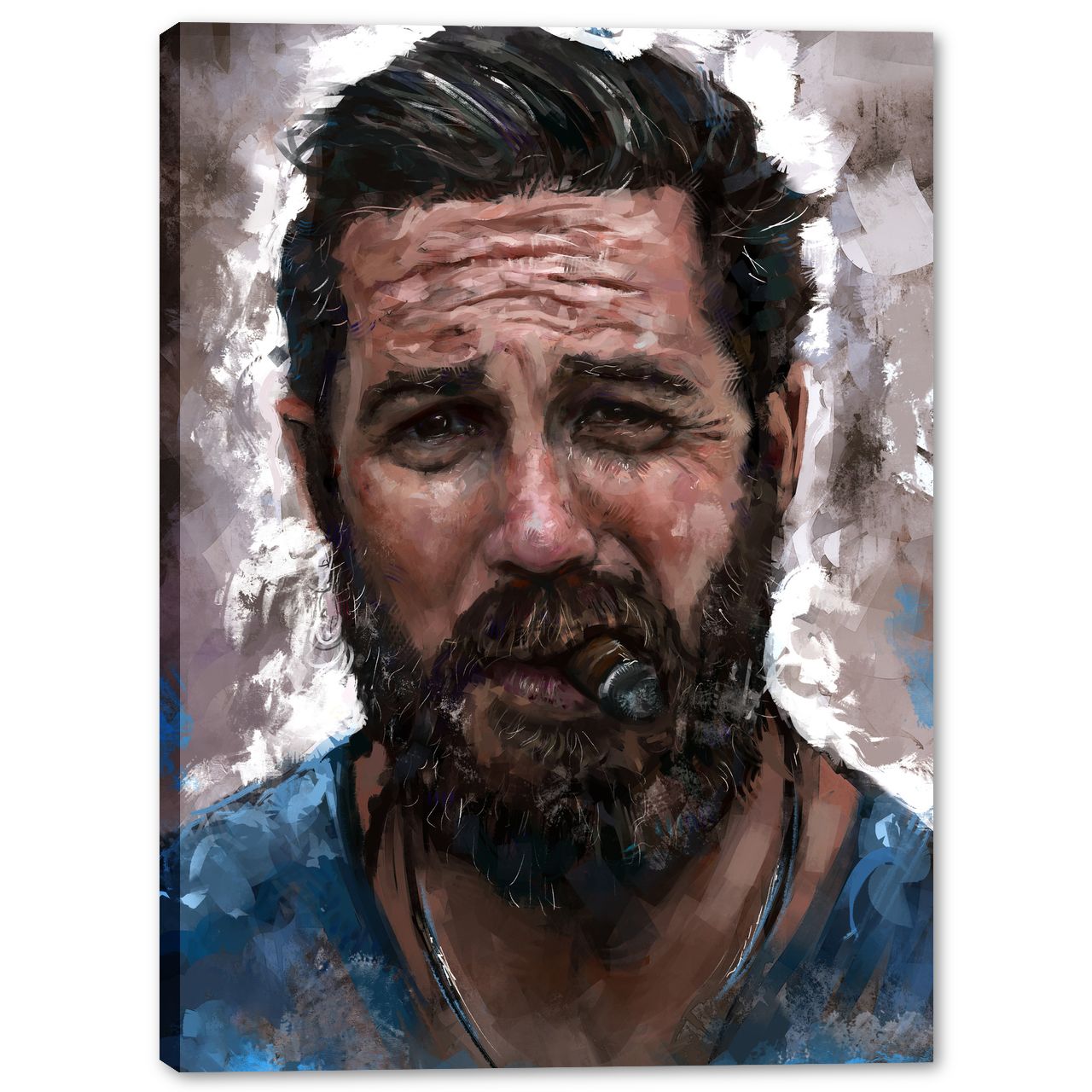 تابلو بوم وی وین آرت طرح تام هاردی کد 213