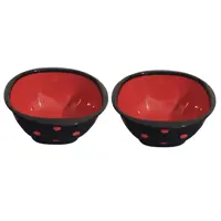 پیاله هپی لایف مدل لبه دار خالخالی بسته 2 عددی