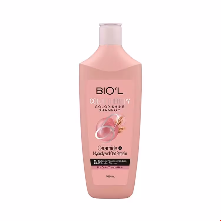 شامپو فاقد سولفات کالر تراپی مخصوص موهای رنگ و دکلره شده بیول 400 میلی لیتری