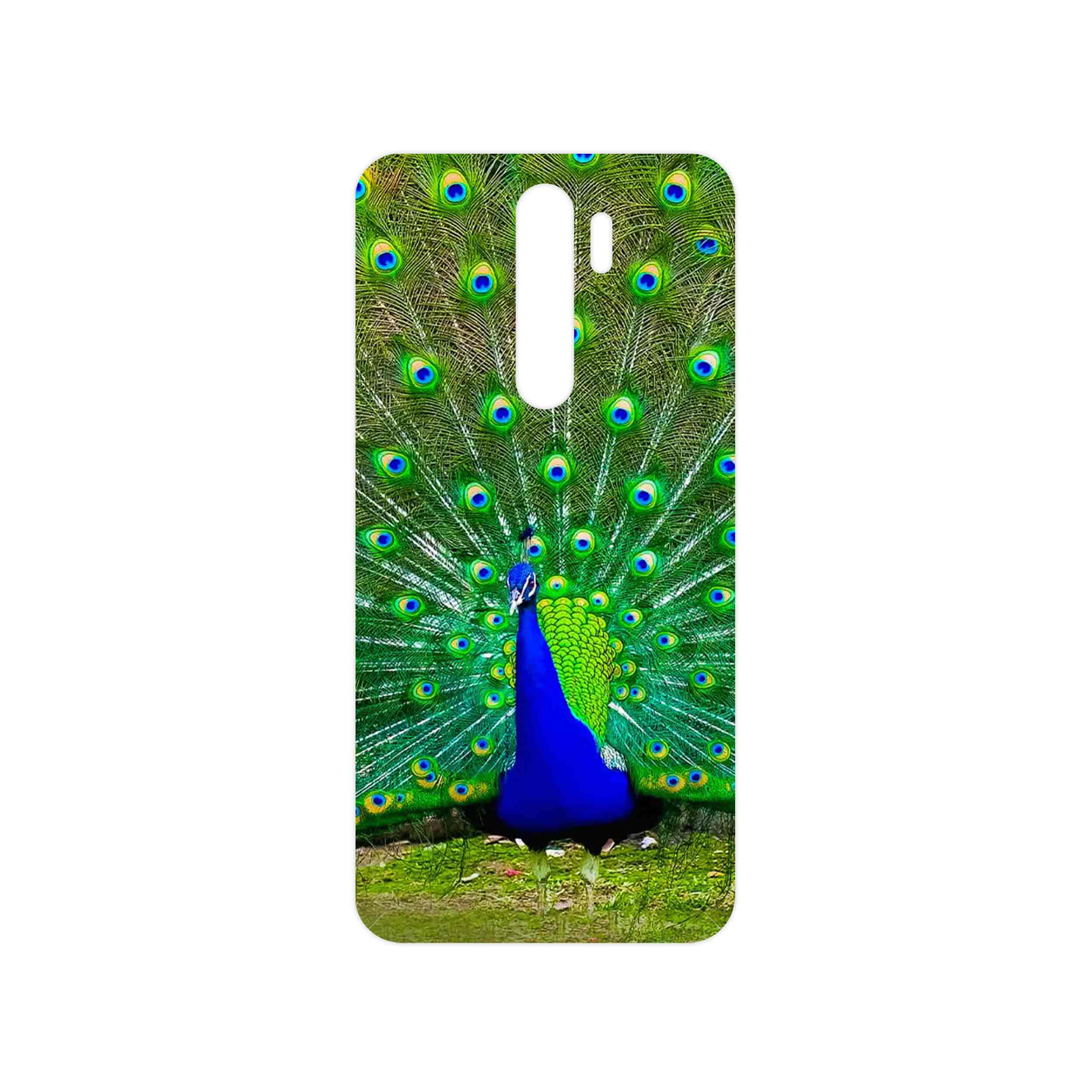 برچسب پوششی ماهوت مدل Peacock مناسب برای گوشی موبایل شیائومی Redmi Note 8 Pro