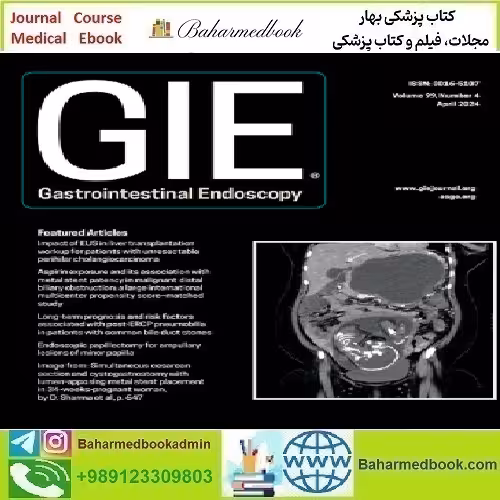 Gastrointestinal Endoscopy Volume 99 Issue 1 to 4 2024 TRUE