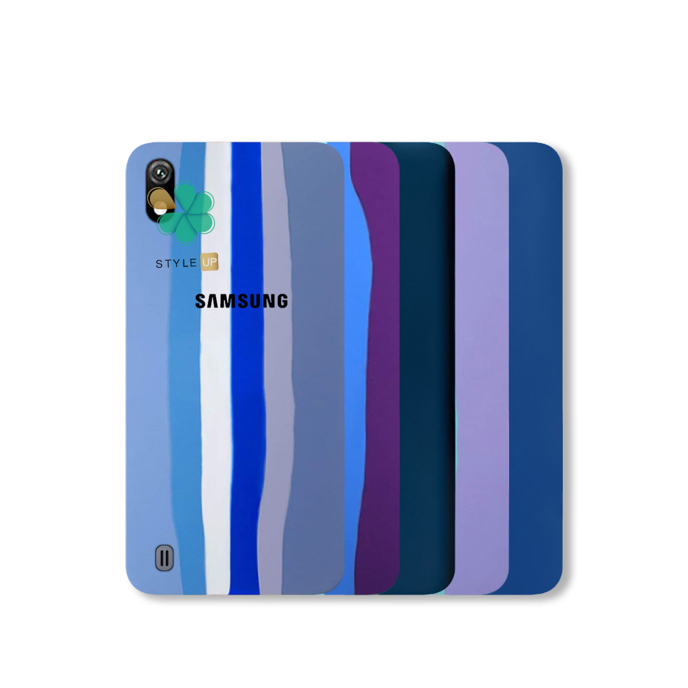 قاب سیلیکونی گوشی سامسونگ Samsung Galaxy M10 مدل رنگین کمان