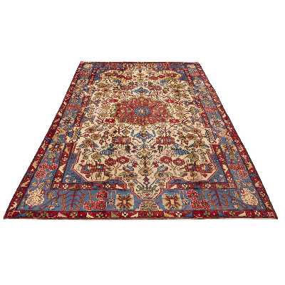 فرش قدیمی دستباف پنج و نیم متری سی پرشیا کد 187280