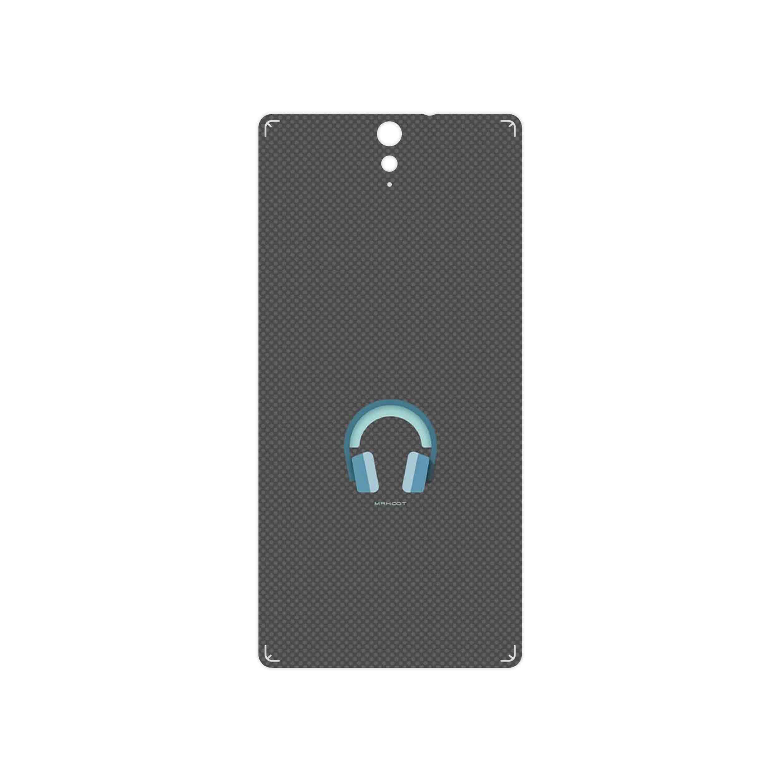 برچسب پوششی ماهوت مدل Minimal Headphone Icon مناسب برای گوشی موبایل سونی Xperia C5