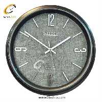 ساعت دیواری اورجینال ولدر PVC طوسی| کد رفرنس 100