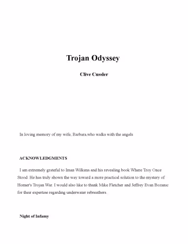 خرید و دانلود نسخه کامل کتاب Trojan Odyssey (Dirk Pitt Novels)