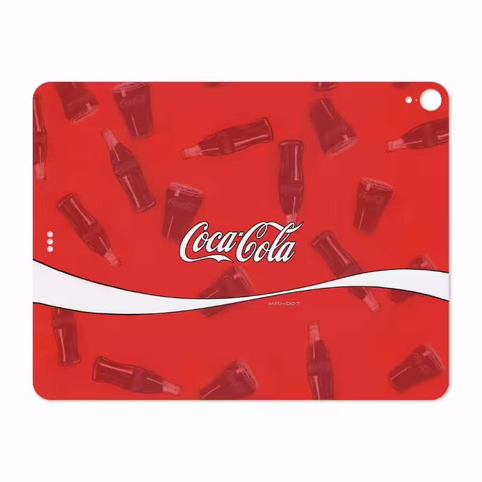 برچسب پوششی ماهوت مدل Coca-Cola-Logo مناسب برای تبلت اپل iPad Pro 12.9 (GEN 3) 2018 A1895