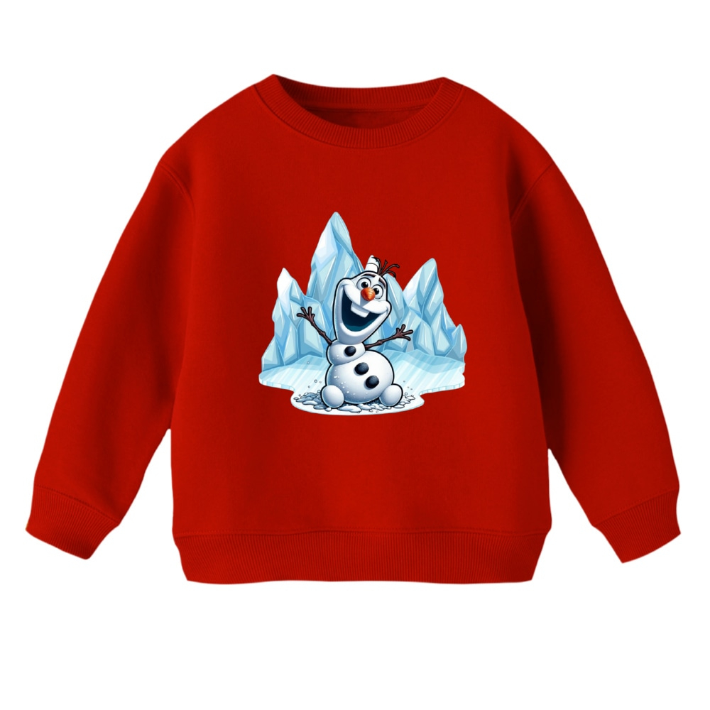 سویشرت بچگانه مدل فروزن کد 1 رنگ قرمز