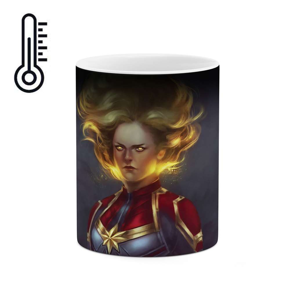 ماگ حرارتی طرح کاپیتان مارول مدل mgph02427