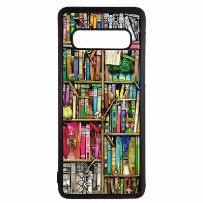 کاور طرح کتابخانه کد 110541094301 مناسب برای گوشی موبایل سامسونگ galaxy s10 plus