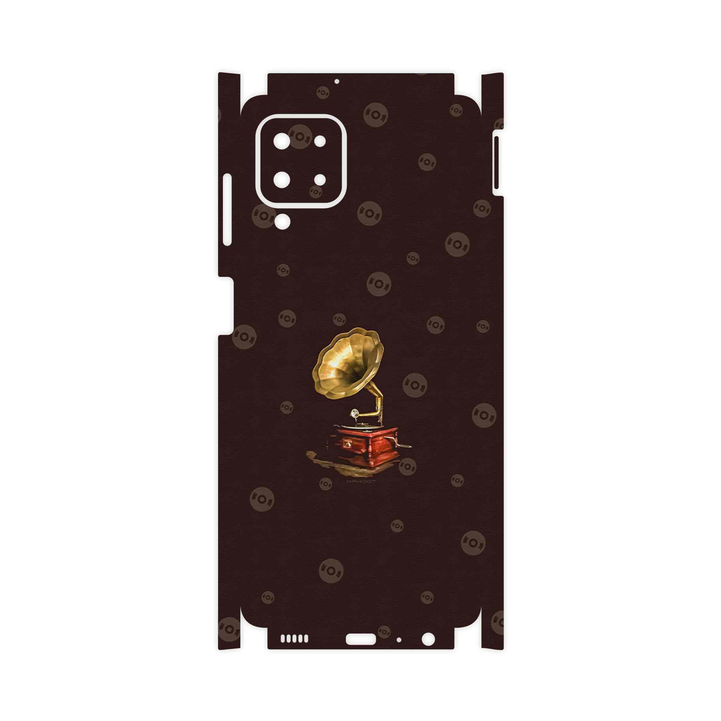 برچسب پوششی ماهوت مدل Gramophone Nostalgia-FullSkin مناسب برای گوشی موبایل سامسونگ Galaxy M22