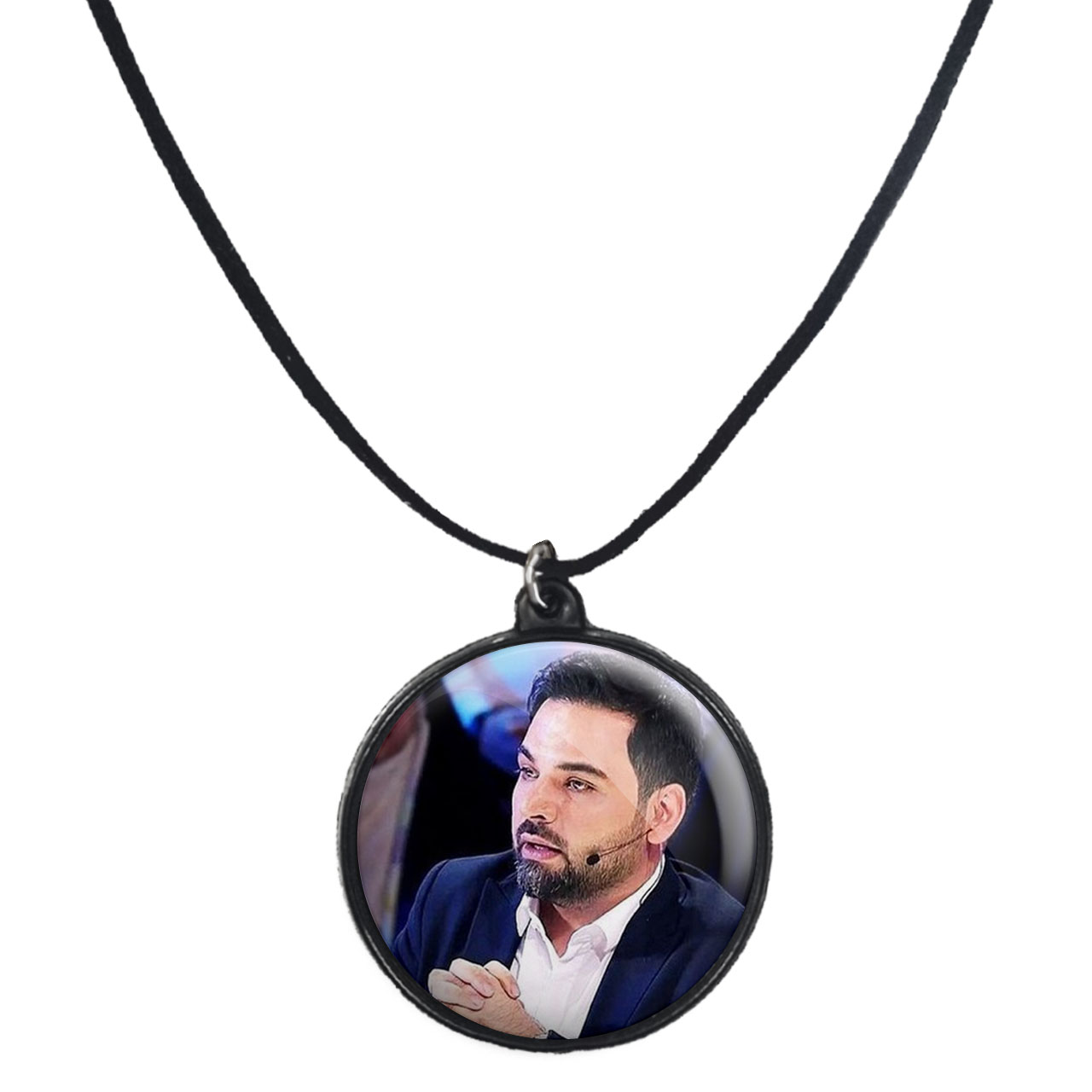 گردنبند پرمانه طرح احسان علیخانی کد pmb.20788 مدل دو طرفه