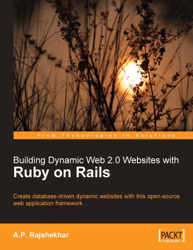 خرید و دانلود نسخه کامل کتاب Building Dynamic Web 2.0 Websites with Ruby on Rails
