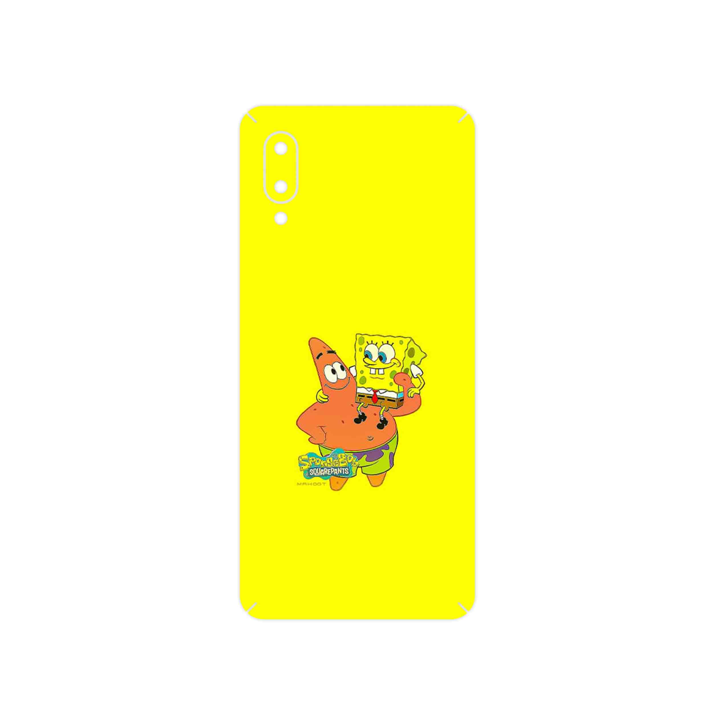برچسب پوششی ماهوت مدل SpongeBob SquarePants مناسب برای گوشی موبایل سامسونگ Galaxy A02