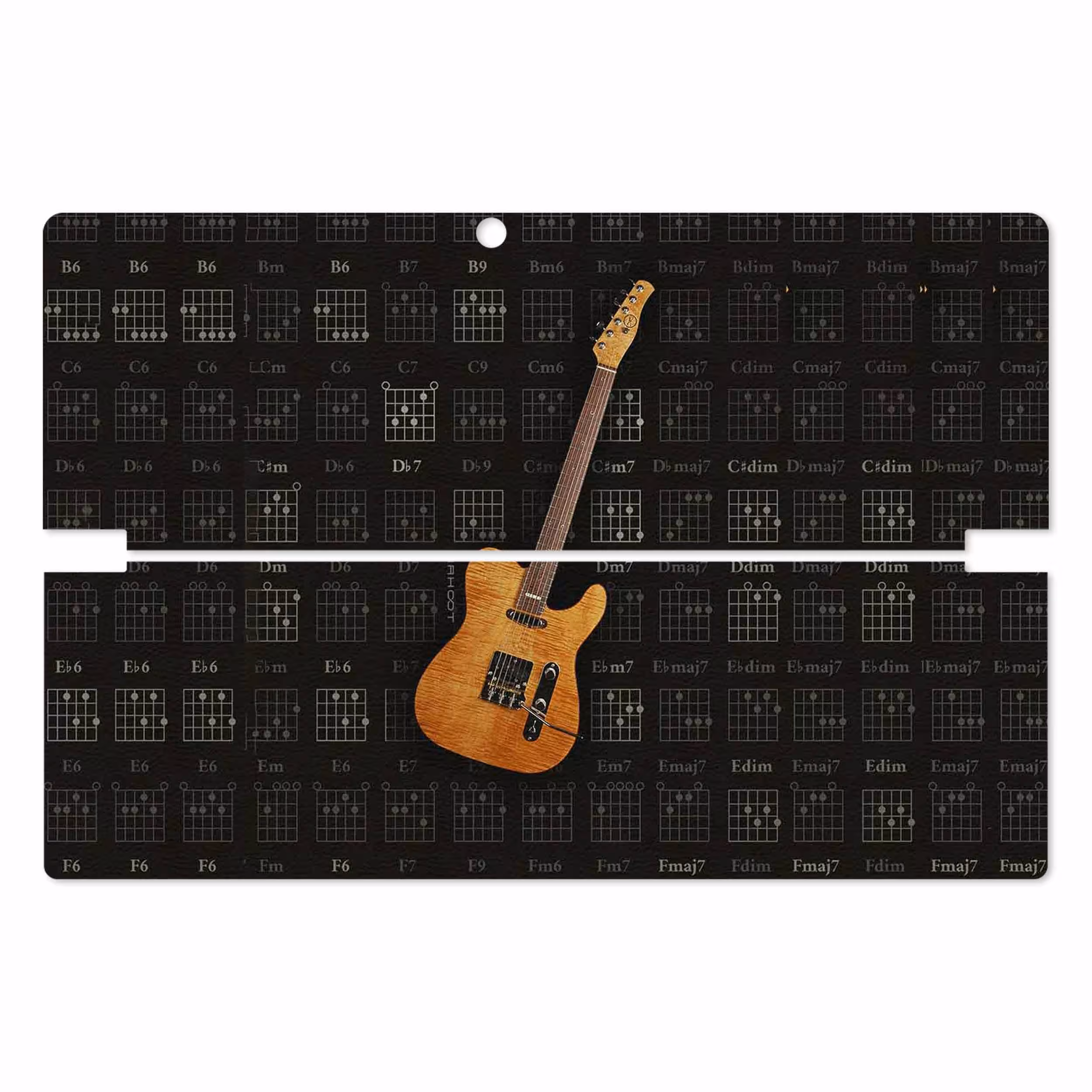 برچسب پوششی ماهوت مدل Guitar-Instrument مناسب برای تبلت لنوو Miix 510 2016