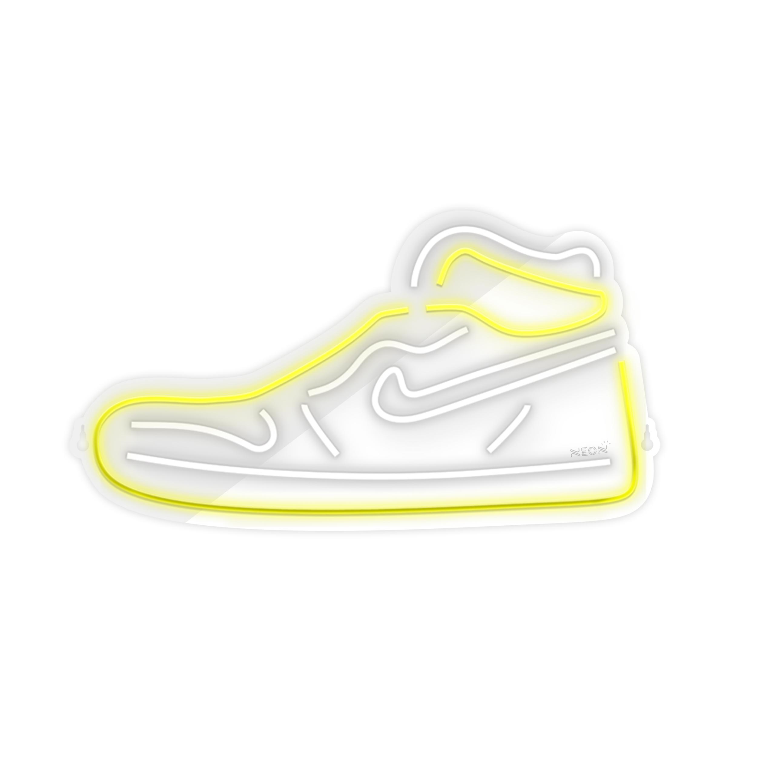 چراغ دیواری نئون دیزاین طرح Shoes-GL_YL