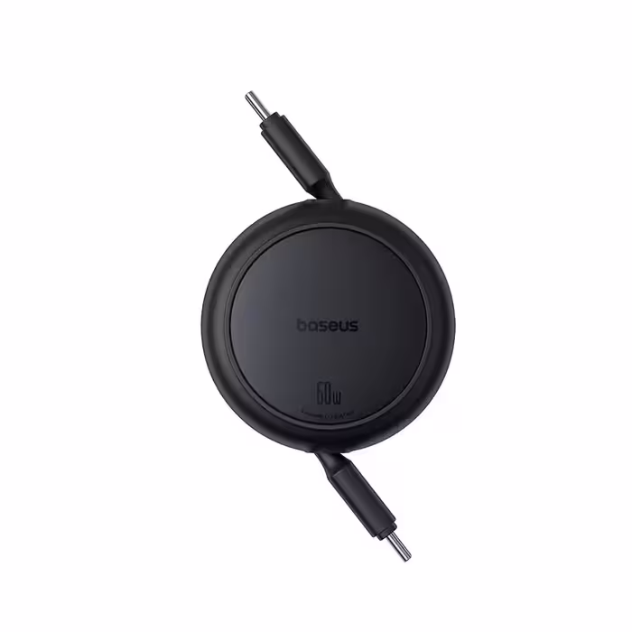 کابل شارژ سریع Type-C به Type-C باسئوس Baseus Free2Pull Mini Retractable USB-C Cable 60W