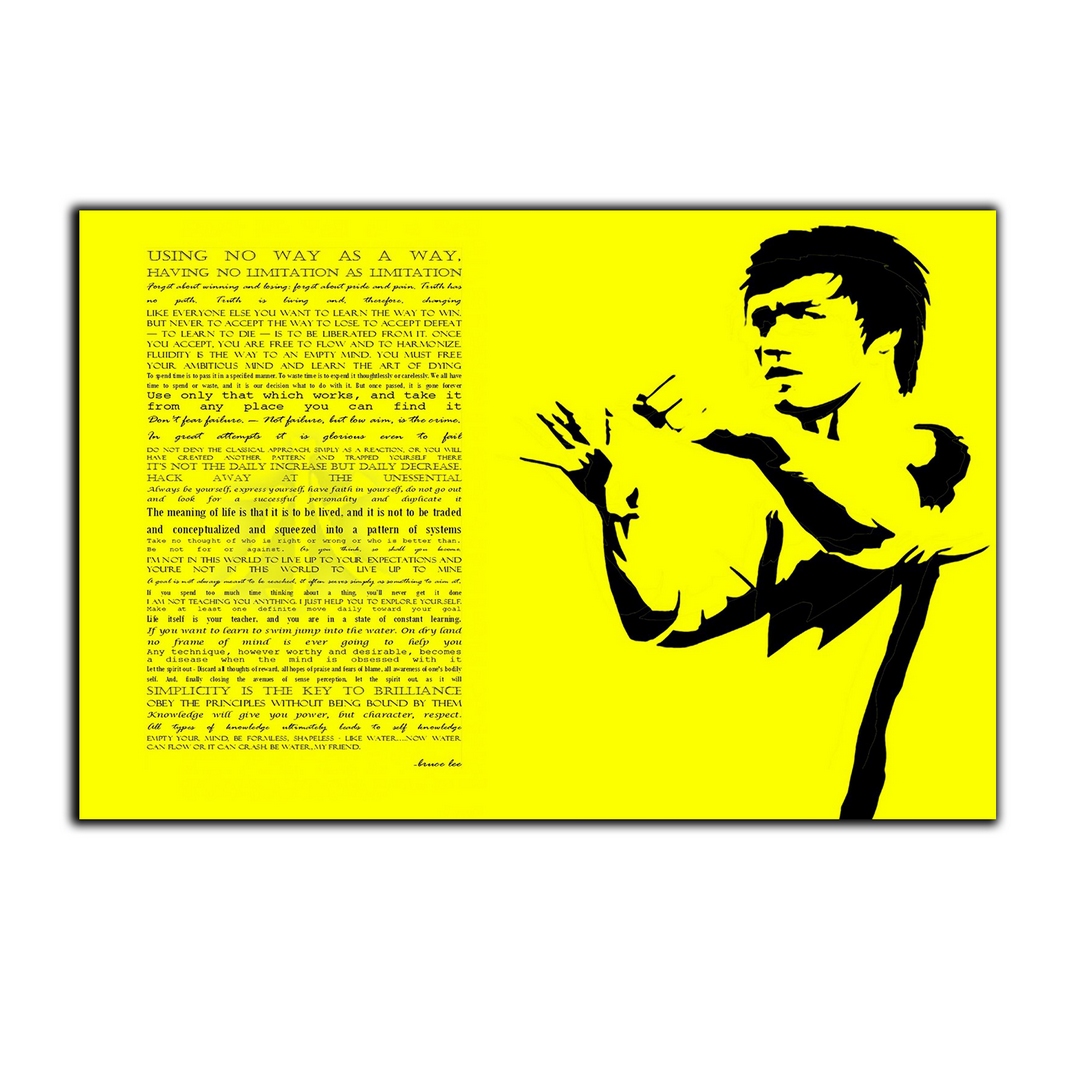 تابلو شاسی بکلیت طرح انگیزشی ورزشی بروسلی مدل SH-S7291