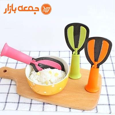 کفگیر و همزن دوکاره