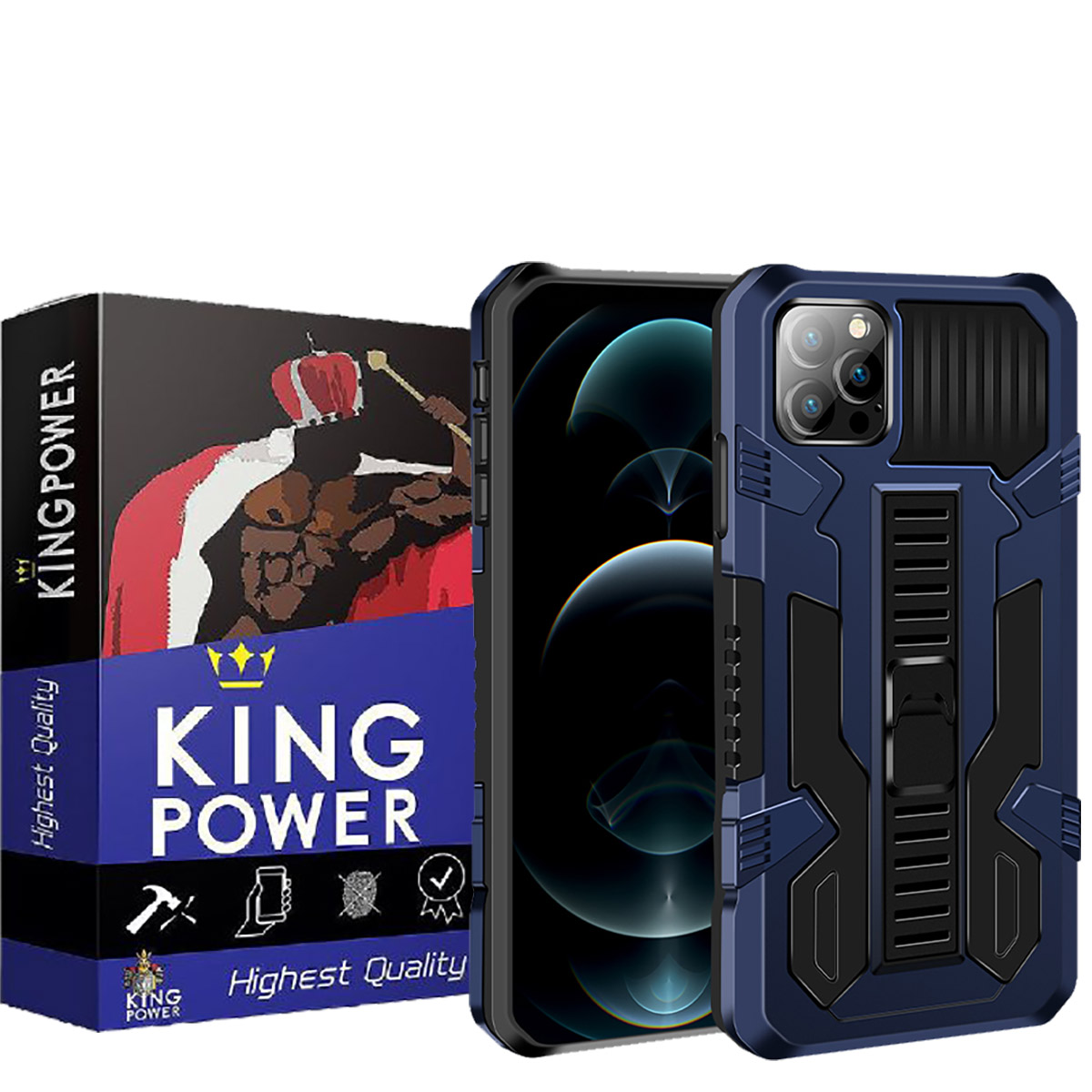 کاور کینگ پاور مدل Vangard مناسب برای گوشی موبایل اپل  Iphone 12 Pro Max