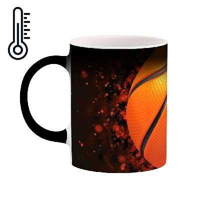 ماگ حرارتی طرح توپ بسکتبال مدل mgp00289