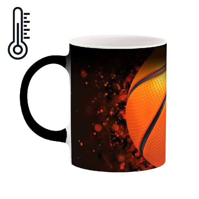 ماگ حرارتی طرح توپ بسکتبال مدل mgp00289