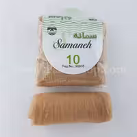 جوراب دو ربع شیشه ای سمانه سلفونی کرم