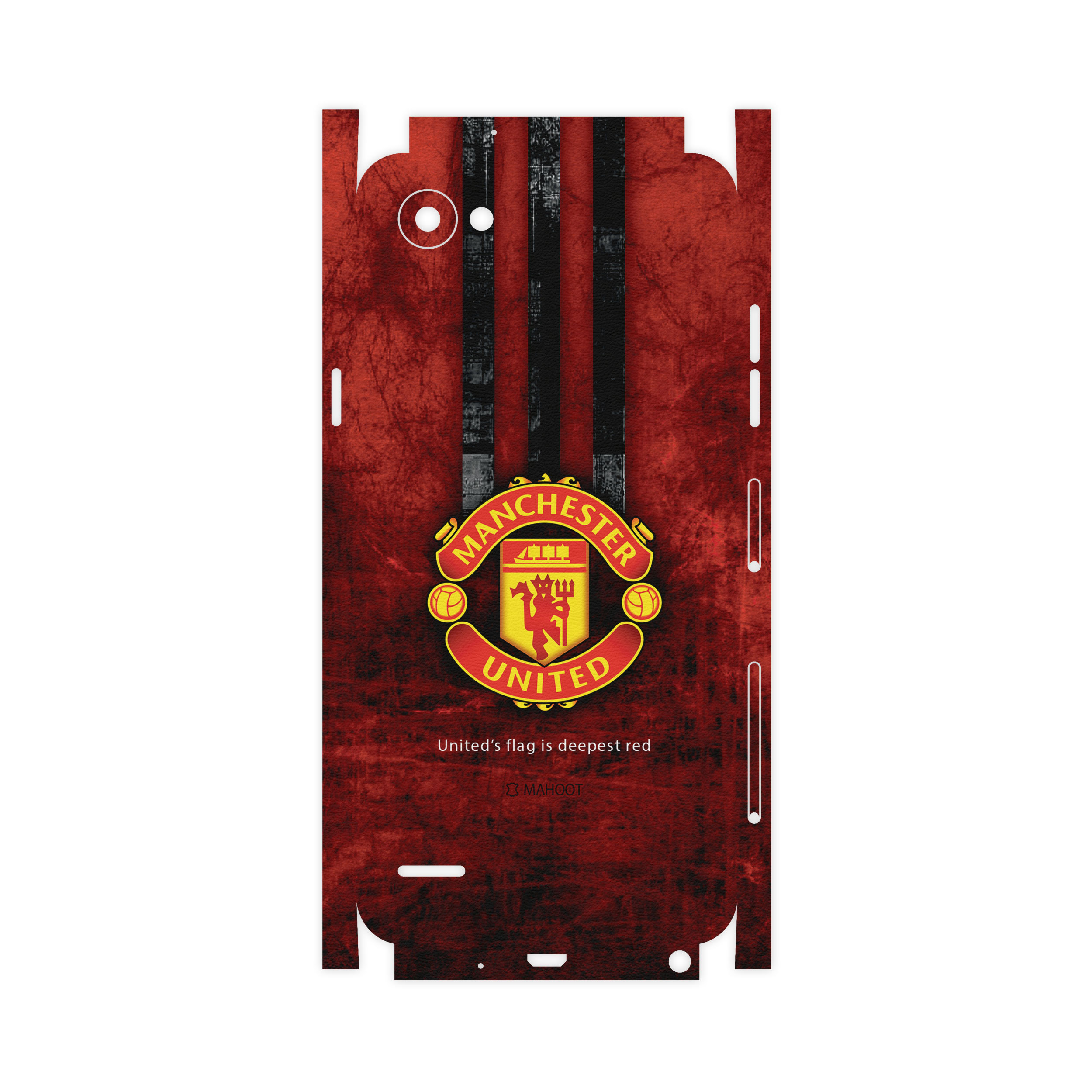 برچسب پوششی ماهوت مدل Manchester-United-FC-FullSkin مناسب برای گوشی موبایل ال جی Q6