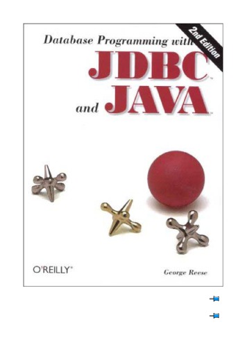 خرید و دانلود نسخه کامل کتاب Database programming with JDBC and Java