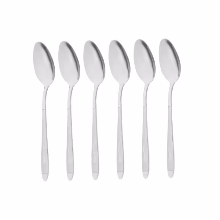 قاشق چای خوری مدل بال مجموعه 6 عددی