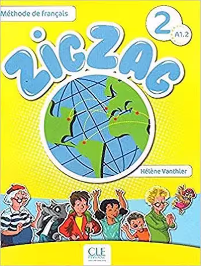 کتاب فرانسه Zigzag 2 – Niveau A1.2   Cahier   CD (رنگی)