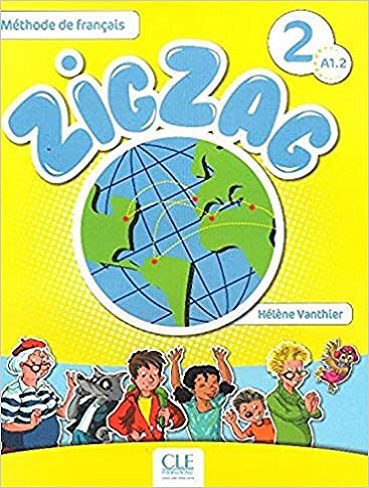 کتاب فرانسه Zigzag 2 – Niveau A1.2   Cahier   CD (رنگی)
