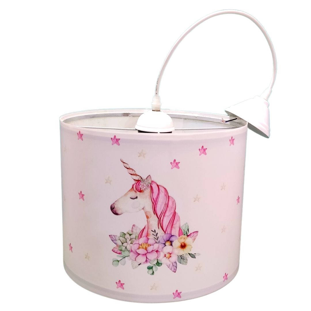 لوستر کودک طرح اسب تک شاخ کد 058