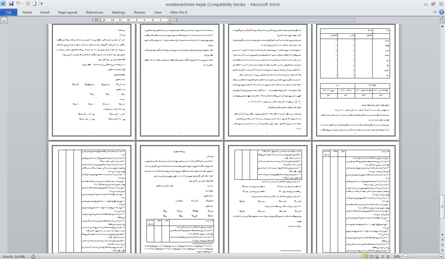 پايان نامه بررسي نگرش دبيران و دانش اموزان دختر مقطع متوسطه نسبت به اجراي طرح لباس متحدالشکل