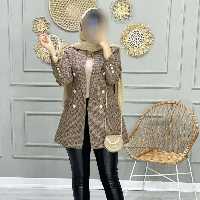 کت ریما 12 دکمه سایزبندی دارد نسکافه ای اضافه شد