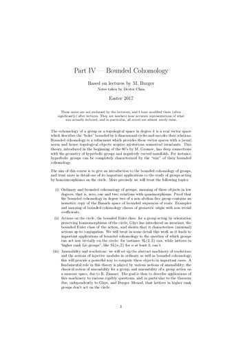 خرید و دانلود نسخه کامل کتاب Bounded Cohomology